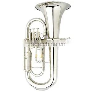 High Grade Euphonium, Brass Body, Gold Lacquer, Bb 3 Piston Valves thumbnail-3