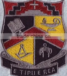 Wholesale Beautiful High Quality Banner Badges,100% Custom Embroidery Patch thumbnail-1
