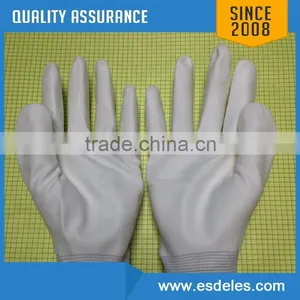 Competitive Price Antistatic pu Fingertips Carbon Gloves thumbnail-6