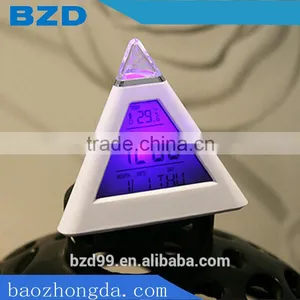 Multi-functional Countdown Colorful Back Light Alarm Electric Desk Calendar Clock/ Electronic Gift Items Manufacturer thumbnail-1