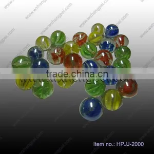 High-white Transparent Glass Marbles Inner With 8 Petals thumbnail-1