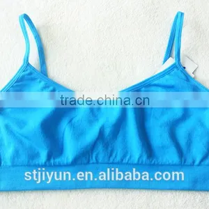 High Quality Wholesale Blue Seamless Teenage Girl Bra And Underwear thumbnail-4