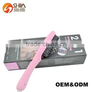 Pro Styler New Hair Curling Brush Hair Straightening Straight Ceramic Flat Iron Comb as Seen on tv Hairdressing Salon Equipment Quality Choice thumbnail-2