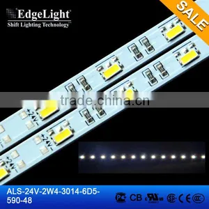 Edgelight Rigid Light Strip , 3014 Smd Led Aluminium Led Strip Bar , White Color /CE/ROHS/UL Listed LED Strip thumbnail-1