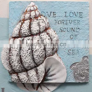Home Goods Oil Painting of Seashell Abstract Oil Painting thumbnail-2