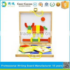 Wooden Magnetic Animal Puzzle Drawing Board thumbnail-1