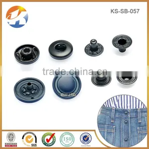Fashion Decorative Blue Four Parts Press Metal Snap Button for Coat thumbnail-5