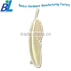 Fancy Steel Leaf Shaped Bookmarks for Sale thumbnail-1