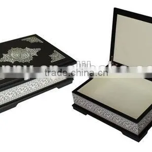 Storage MIni Custom Muslim Gift Wooden Quran Box thumbnail-1