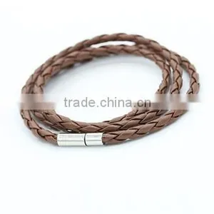 Factory Top Selling Wholesale Magnetic Leather Bracelet/ thumbnail-4