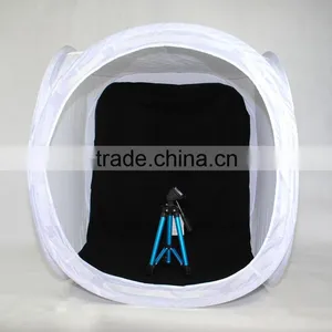Flexible 80*80CM Photo Studio Shooting Tent Light Softbox Cube Box Kit + 4 Backdrops Quality Choice thumbnail-3