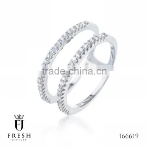 Fashion 925 Sterling Silver Ring - 166619 , Wholesale Silver Jewellery, Silver Jewellery Manufacturer, CZ Cubic Zircon AAA thumbnail-1