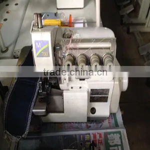 80% New Typical Lower Noise High Quality Useful Second Hand Pegasus M-700 Four Thread Overlock Indutrial Sewing Machine thumbnail-2