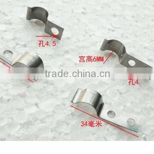 Stainless Steel Spring Sheet, Line Pressing Tablets, Card Buckle Mold Shell, Single and Double Hole Spring Leaf, Manganese Steel thumbnail-2