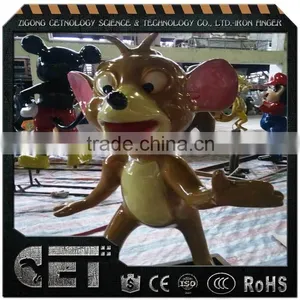 Fiberglass Squirrel Statues Fiberglass Animal Statues Cartoon Character Figurine thumbnail-3