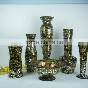 Mosaic Glass Vase thumbnail-1