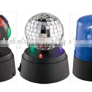 MBS-5 B/O Mini Party Set BATTERY DISCO BALL /MINI MIRROR BALL/MINI BEACON LIGHT thumbnail-1