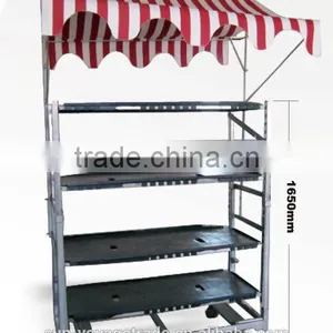 Square Storage Logistic Flower Trolley thumbnail-4