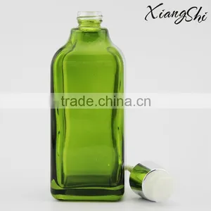 Green Cooking Oil Glass Bottle 100ml thumbnail-1