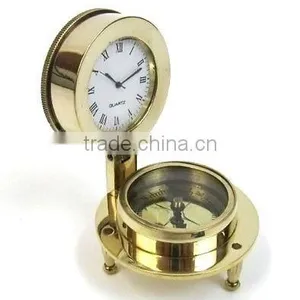 Solid Brass Decor Gift Compass- Paper Weight Compass Desk Compass 13528 thumbnail-1