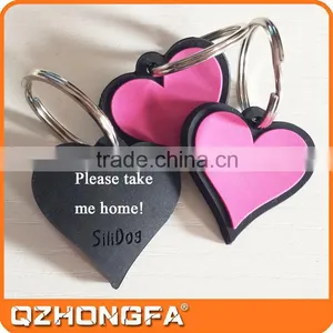 Wholesale Cheap Custom Shape Silicone Blank Dog Tag thumbnail-2