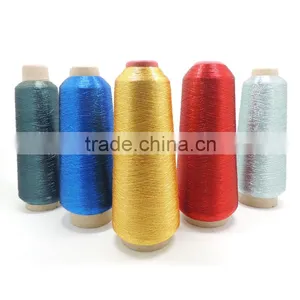 Jingxin MS Type 100% Polyester Sewing Thread for Embroidery Gold Silver thumbnail-1