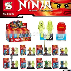 SY292 Kai Jay Zane Cole Ninjiago 8pcs Plastic Building Block Sets thumbnail-1