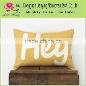 Cotton Linen Square Decorative Throw Pillow Case Cushion Cover thumbnail-3