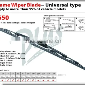 Frequently Used Front Frame Wiper Blade With 1.2mm Thickness Frame thumbnail-2