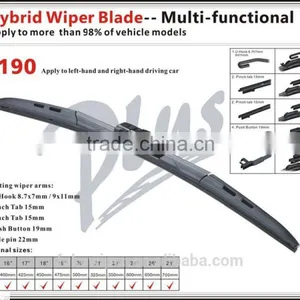 CARALL Multi-functional Hybrid Windshield Wiper Blade T190 thumbnail-2