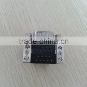 2015 High Quality Double Port D-sub 9p Male to 9p Male Right Angle Connector thumbnail-3