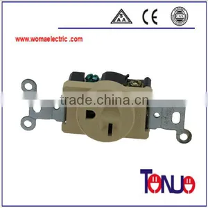 South American 1 Gang Receptacle Socket thumbnail-1
