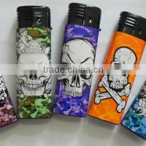 Windproof Turbo Lighter, Wrapped With Pvc thumbnail-1