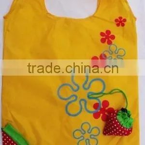 190T Polyester Foldable Strawberry Bag for Shopping thumbnail-5