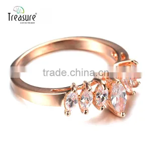 Diamond Jewelry Fashion Rose Gold Ring Jewelry for Wedding thumbnail-1