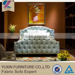 High Quality Fabric Bed for Hotel and Home thumbnail-2