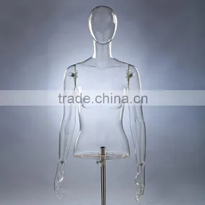 PC Mannequin Plastic Mannequin Transparent Mannequin Female Mannequin thumbnail-6