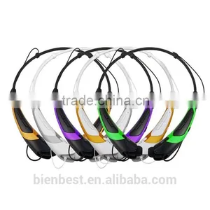 HBS-760 Stereo Bluetooth Earphone Wireless Neckband Style Headphones In-Ear Earbuds Headset thumbnail-2