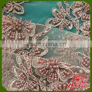 Wholesale Best Price Hand Soft Guipure Embroidery Fabric For Dress thumbnail-1