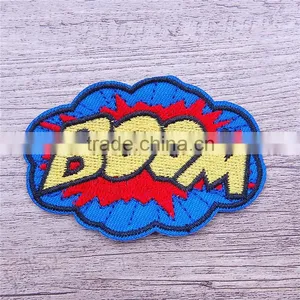 Custom Wholesale Brands High Quality 3D Embroidery Patch for Clothing thumbnail-1
