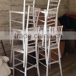 Plastic Tiffany High Stool Chair With Steel Leg thumbnail-5