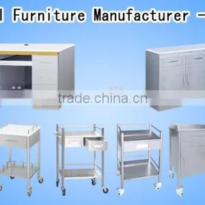 New ! High Grade Stainless Steel Dental Clinic Trolley, Mobile Cabinet ! thumbnail-4
