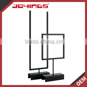 Powder Coating Surface Finish Metal Price Poster Display Rack For Supermarket thumbnail-1
