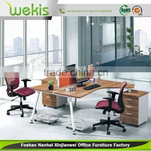 Factory Price Commercial Practical Design Popular White Lacquer Computer Desk thumbnail-1