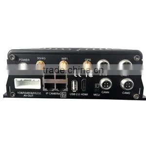 4 Channel HDD GPS G-Sensor 3G Car Mobile DVR Support Alarm Button thumbnail-5