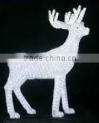Illuminated Christmas Standing Reindeer thumbnail-1