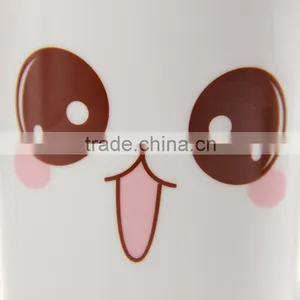 12 oz White Smiley Faces Ceramic Mugs thumbnail-2