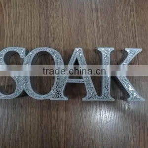SILVER SOAK WORD DECORATIONS thumbnail-1