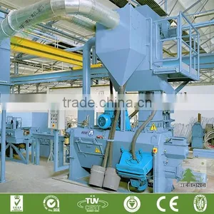 CE Approved Disk Circular Wire Cleaning Machine / Useful Rebar Shot Blasting Machine thumbnail-1