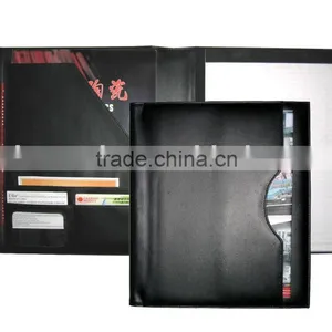 PU MATERIAL WRITING FOLDER WITH 20 PAGES NOTEPAD thumbnail-1
